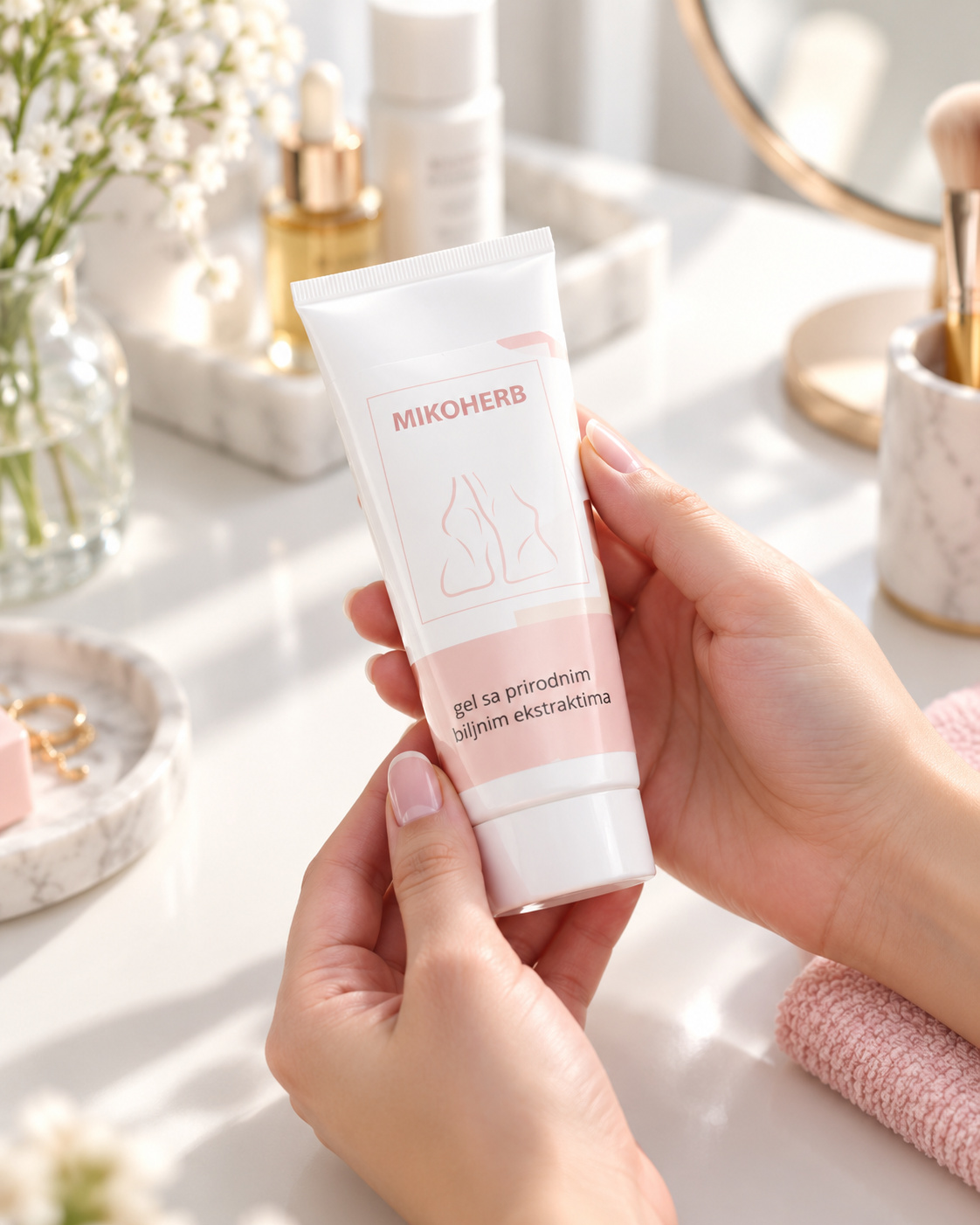 MIKOHERB GEL в ръце